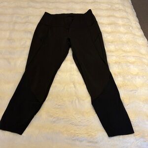 Lululemon leggings with cut out dots on legs
